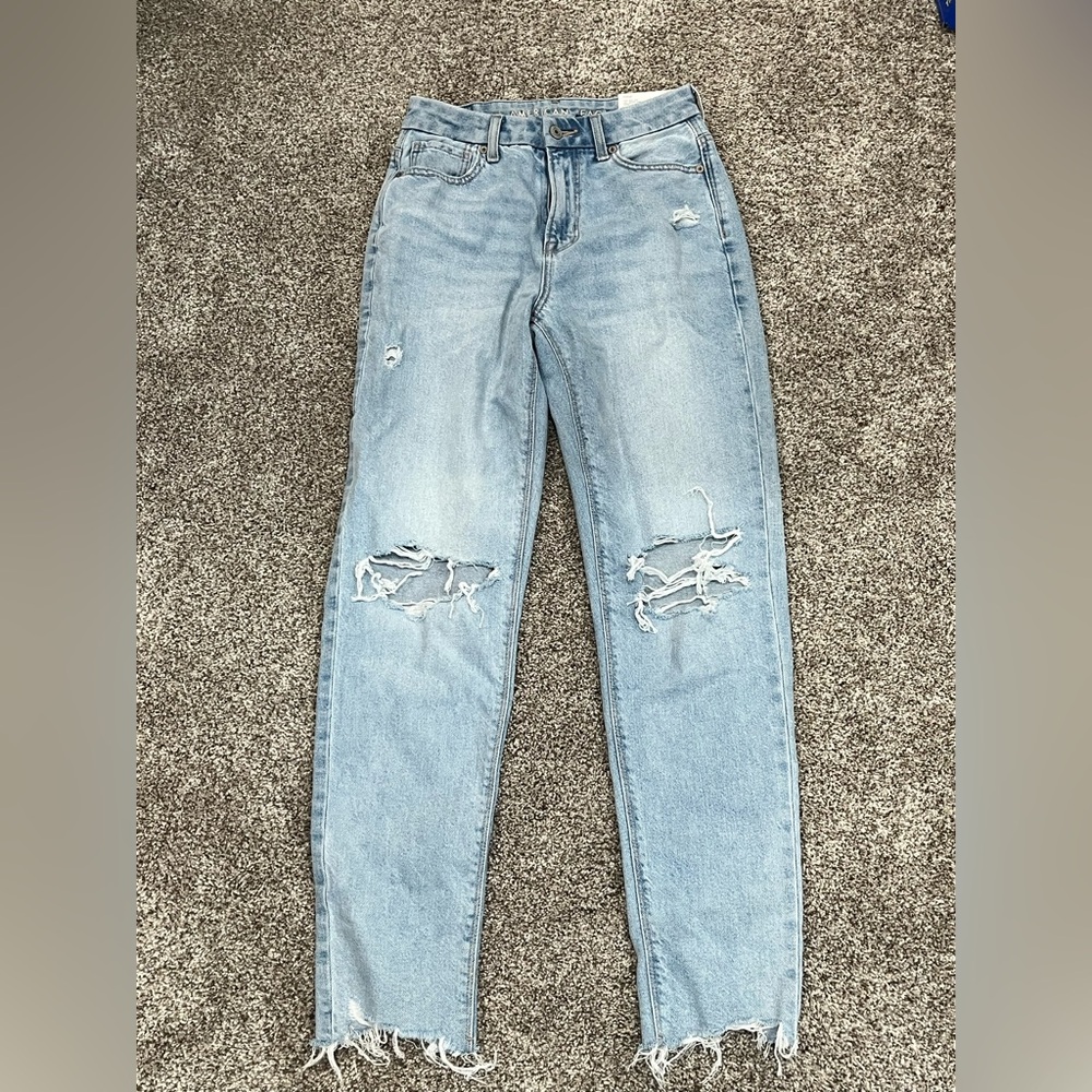 American Eagle Curvy Mom Jean Size 0